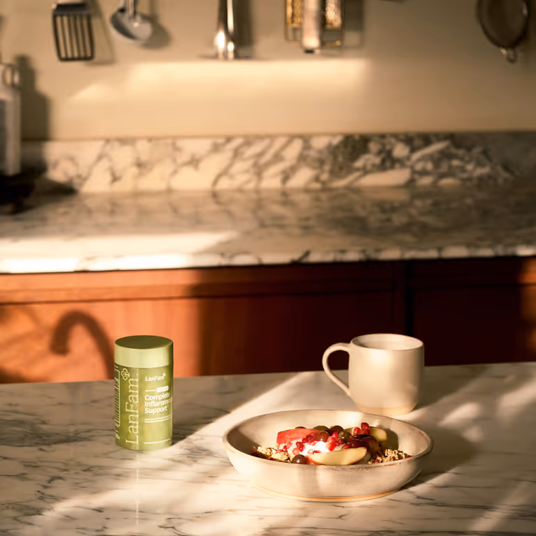 Bottle On Marble Breakfast