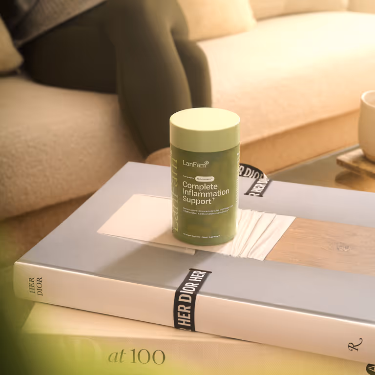 Supplement Bottle On Books